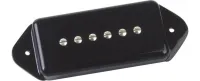 GIBSON P-90 / P-100 PICKUP COVER, DOG EAR BLACK крышка для звукоснимателя P-90/P-100, цвет черный