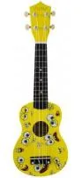 Укулеле XU21-11D Yellow (c рисунком Sponge Bob)