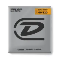 DBSBN40120 Super Bright Комплект струн для 5-струнной бас-гитары, никелиров, Light, 40-120, Dunlop