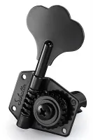 SCHALLER BM5BC (арт.10250412) - колки для 5-ти струнной бас-гитары, открытые, 3-слева +2 справа, отделка: черный хром, соотношение 1:20, диаметр монтажного отверстия 17,5 мм, крепится на 4 винтах, машинной полировки.  (Старый артикул: 1570)