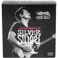 ERNIE BALL 3817 John Mayer Silver Slinky Nickel Wound 10.5-47 (pack 6) - Струны для электрогитары