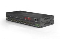 Wyrestorm sp-0108-scl, разветвитель 1 в 8 4k60hz hdmi2.0 (18 гб/с), hdcp 2.2, масштабирования с 4k до 1080p, де-эмбедр