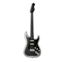Mooer msc10 pro dark silver  электрогитара с чехлом, форма стратокастер, hss, цвет серый