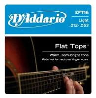 D'ADDARIO EFT16 Набор 6 струн для гитары акустик фосфор-бронза 012-053