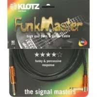 Klotz tm-r0450  funkmaster инструментальный кабель моно джек/ угл моно джек, 4,5 м, разъемы klotz