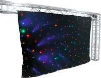 EUROLITE  CRT-120 LED-Curtain 3x2m- звездное небо с контроллером в комплекте размер 3х2 м  с люверсами для подвеса