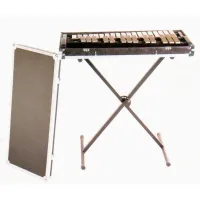 AP Percussion BL-632A Глокеншпиль, диапазон звучания F5-C8, 2 2/3 октавы, пластины из алюминия, строй 442Гц, 32 клавиши, деревянная рама, стойка, кейс, палочки