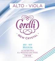 730MB Corelli New Crystal Комплект струн для альта, среднее натяжение, Savarez