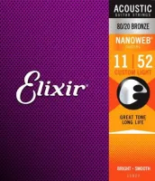 Elixir 11026 Nanoweb - Струны для акустических гитар
