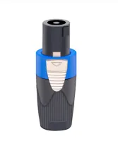 Taverlab F1010-Blue - Разъём кабельный 4PIN Speaker Connector "папа", синий