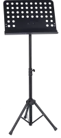 ECO MUS013 Black Пюпитр на трех складывающихся ногах, высота, регулируемая: 70-120см, размер подставки: 50x34cm, цвет: черный матовый, вес: 3,3kg. 4шт. в коробке размером: 57x37x63cм<br>