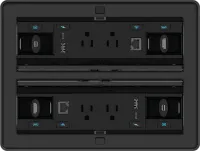 Crestron FT2-1400-ELEC-B, система управления кабелями серии FT2, размер 1400, электрический, цвет черный
