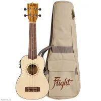 Укулеле концерт FLIGHT DUC325 CEQ SP/ZEB