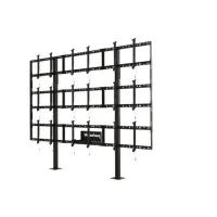 Стационарная стойка для видеостены Peerless-AV DS-S555-3X3 для создания конфигурации 3х3 для 46-55", VESA до 600х400, суммарно до 409 кг