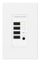 Crestron USB-NX2-REMOTE-1G-W, настенная панель USB устройств через Ethernet с маршрутизацией, USB 1.1 или 2.0. (4) Type A, цвет белый