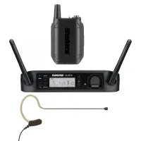 Shure GLXD14RE/MX53-Z2 - Беспроводная инструментальная радиосистема GLXD14R рэкового исполнения с головным микрофоном MX153, диапазон 2.4 ГГц