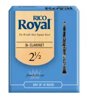 RCB1025 Rico Royal Трости для кларнета Вb, размер 2.5, 10шт, Rico
