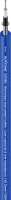 ROXTONE GC060/100 Blue Высококачественный гибкий инструментальный кабель повышенной прочности, 1х0,5мм2, 28 луженых жил в проводнике по 0,15мм, 100% эрканирование (медная спираль: 128x0.10мм + гальваническая изоляция), D 7мм, цвет; синий, Температурный ре