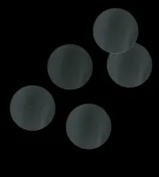 Конфетти бумажное Круги черные