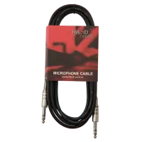 HardCord JJC-30 микрофонный кабель Stereo Jack 6,3mm-Stereo Jack 6,3mm, 3m