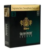 Rico rgc10ssx250  трости для сопрано-саксофона, grand concert select (2 1/2), 10шт. в пачке