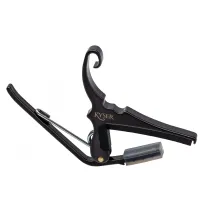 KYSER KG6BC - каподастр для акустической гитары, цвет черный хром
