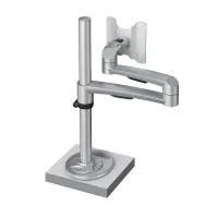 FORMING FUNCTION 4181502602- Настольный шарнирный кронштейн серии OSLO для 1 монитора, макс. нагрузка 14 кг, струбцина, серебристый