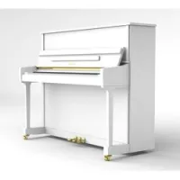 Ritmuller rs120 (a112)  пианино серии premium, 120 см, цвет белый, полированное