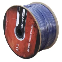 MKM 1001 микрофонный кабель, 2 проводной, экранированный, цвет синий, Work