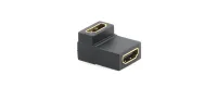 Адаптер [99-9797111] Kramer Electronics [AD-HF/HF/RA] для цифровых интерфейсов HDMI розетка на HDMI розетку (угловой)
