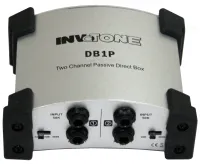 INVOTONE DB1P - пассивный двухканальный директ бокс, цвет серебрянный