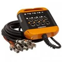 BESPECO XTRA804L20SC Мультикор 20 метров (кабель CV), 8 входов (4 x COMBO XLR/Lack, 4 XLR F), 4 вых.