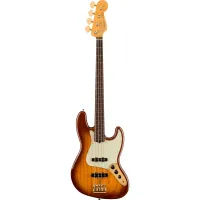 FENDER 75TH ANV CMRTV J BASS RW 2CB бас-гитара, цвет - бурбон берст, кейс в комплекте
