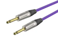 ROXTONE TGJJ100-TPL/6 Кабель инструментальный, фиолетовый, 7mm, 2x6,3 mono Jack, 6м