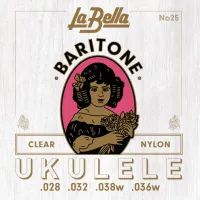 25-BARITONE Комплект струн для укулеле баритон LaBella