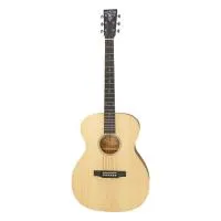 Larrivee simple 6 om custom  акустическая гитара с кейсом, orchestra model, цвет натуральный
