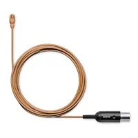 Shure tl47c/o-mtqg субминиаютрный петличный микрофон shure twinplex™, разъем mtqg/ta4f, цвет коричневый