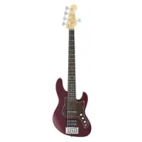 Fgn j-standard mighty jazz jmj52-ash azm  5-струнная бас-гитара, форма jazzbass, чехол, цвет вишневый