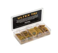 4260 Ultex Triangle Коробка медиаторов 180шт, 5 толщин, треугольные, Dunlop