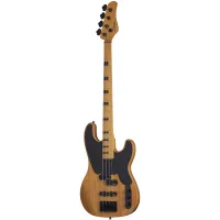 SCHECTER MODEL-T SESSION ANS - 4х струнная бас-гитара, 22 лада, корпус: болотный ясень, гриф на болтах: клён, звукосниматели JP: EMG J EMG P, 1х мастер громкость, 1х бленд, 2х полосный активный эквадайзер, бридж: Schecter Custom Bass String Thru, цвет: Ag