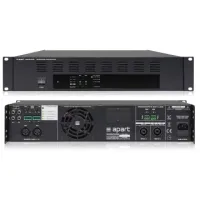 Biamp REVAMP4100 - 4-канальный цифровой усилитель мощности: 4 х 100 Вт на нагрузке 4 Ом, в режим мост - 2 х 225 Вт / 8 Ом, класс D. Четыре несимметричных входа RCA линейного уровня, четыре симметричных - евроблок