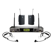 JTS US-9030DC Pro/PT-900B+CX504х2 Радиосистема: UHF-ресивер, 2-х канальный