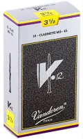 Clarinet reeds Eb Vandoren V12 CR6135 - V12 Eb clarinet reed with longer palette, thicker heel and tip with strength 3.5. Price per pack of 10 pieces