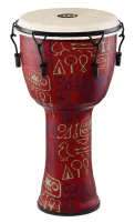 MEINL PMDJ1-L-G MECHANICAL TUNED TRAVEL SERIES DJEMBE, GOAT HEAD 12' барабан джембе, цвет Pharaoh's Script.