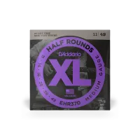 D'Addario EHR370 XL HALF ROUNDS - комплект струн для электрогитары 11-14-18-28-38-49