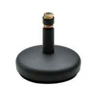 K&M 23266-300-74  настольная микрофонная стойка с круглым основанием, серая