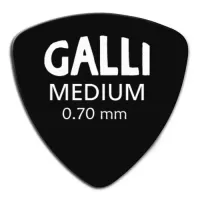 GALLI STRINGS N16M - медиатор, целлулоид, цвет черный, толщина Medium