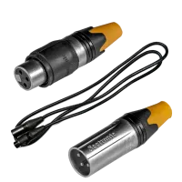 SILVER STAR DMX XLR LINK IN/OUT IP65 1,5m  X30031 Кабель удлинитель сигнала с разъёмами Seetronic XLR 3-pin IN/OUT IP65, 1,5 м.  2270113007