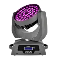PL 540 wash zoom, 36pcs 15W RGBWA 5 in One  LEDs,16 каналов DMX-512   Strobe ,Dimmer  Zoom 395x320x4