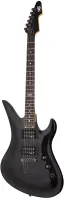 SCHECTER SGR AVENGER M BLK -  6 струнная электрогитара, 24 лада, корпус: липа, гриф: клён, на болтах, накладка: палисандр, звукосниматели: HH, Schecter Diamond Plus, регулировки: громкость, тон, 3х позицинный переключатель, цвет: Metallic Black (M BLK)